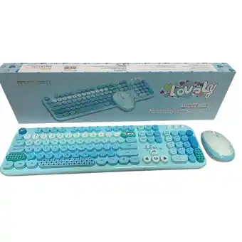 Falabella Combo Inalámbrico Teclado Y Mouse Mofii Lovely Silencioso Color Azul oferta