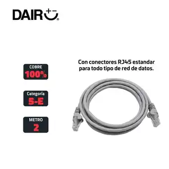 Falabella Cable De Red Utp Patch Cord Cat 5E 100% Cobre 2 M oferta
