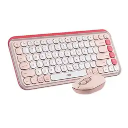 Falabella Combo Teclado Y Mouse Bluetooth Pop Icon Rosado oferta