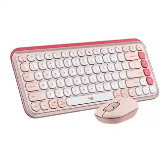 Falabella Combo Teclado Y Mouse Bluetooth Pop Icon Rosado oferta