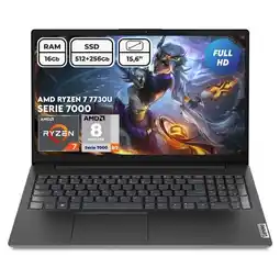 Falabella Portátil V15 Ryzen 7 7730u Ram 16gb Ssd 768gb Fhd 15.6 Computador Portátil oferta