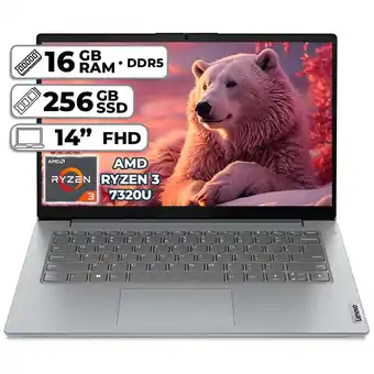 Falabella PORTÁTIL V14 G4 AMN AMD RYZEN 3 7320U 16GB LPDDR5 256GB SSD 14" FHD oferta