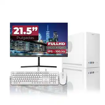 Falabella Computador Intel Core i5-12400 RAM 8GB SSD 512GB Monitor 22 Pulgadas 100Hz oferta