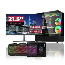 Falabella Computador Gamer AMD Ryzen 5 4655G RAM 16GB SSD 512GB Monitor 22 Pulgadas 100Hz oferta