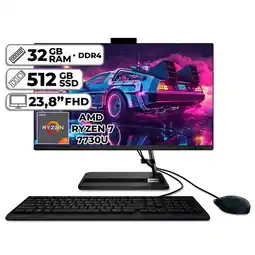 Falabella TODO EN UNO AMD RYZEN 7-7730U 32GB RAM 512GB SSD 238″ FHD oferta