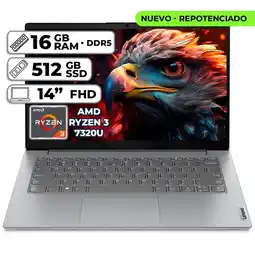 Falabella PORTÁTIL V14 G4 AMN AMD RYZEN 3 7320U 16GB LPDDR5 512GB SSD 14 FHD oferta