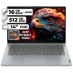 Falabella PORTÁTIL V14 G4 AMN AMD RYZEN 3 7320U 16GB LPDDR5 512GB SSD 14 FHD oferta