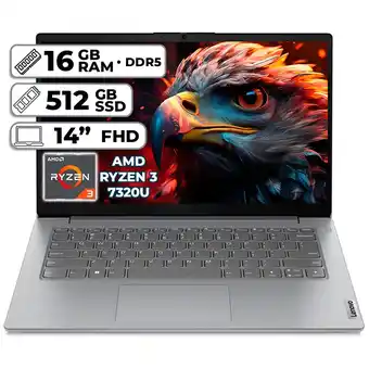 Falabella PORTÁTIL V14 G4 AMN AMD RYZEN 3 7320U 16GB LPDDR5 512GB SSD 14 FHD oferta
