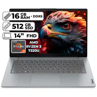 Falabella PORTÁTIL V14 G4 AMN AMD RYZEN 3 7320U 16GB LPDDR5 512GB SSD 14 FHD oferta