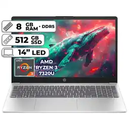 Falabella PORTATIL AMD RYZEN 3 7320U 8GB RAM 512GB SSD PANTALLA 14" LED oferta