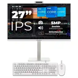 Falabella Computador All in One 27 Intel Core i5 12400-8GB RAM SSD 512GB Blanco oferta