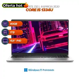 Falabella Portátil Inspiron 3530 / Intel Core i5 1334U / 40GB RAM / 1TB SSD / 15.6” FHD oferta
