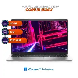 Falabella Portátil Inspiron 3530 / Intel Core i5 1334U / 40GB RAM / 1TB SSD / 15.6” FHD oferta