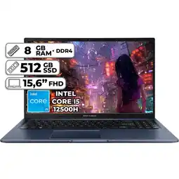 Falabella PORTÁTIL X1502ZA-EJ2443 INTEL CORE I5-12500H 8GB RAM 512GB SSD 156 FHD oferta