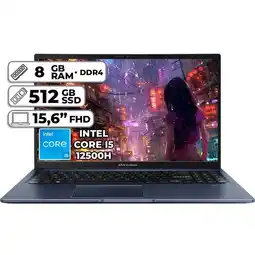 Falabella PORTÁTIL X1502ZA-EJ2443 INTEL CORE I5-12500H 8GB RAM 512GB SSD 156 FHD oferta