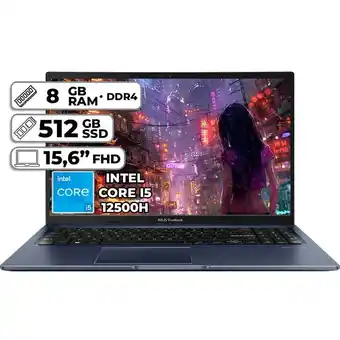 Falabella PORTÁTIL X1502ZA-EJ2443 INTEL CORE I5-12500H 8GB RAM 512GB SSD 156 FHD oferta