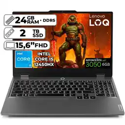 Falabella Portátil Gamer LOQ Intel Core i5-12450HX RTX 3050 24GB RAM 2TB SSD 15.6” FHD oferta