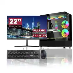 Falabella Computador Gamer Ryzen 5 8500G SSD 512GB RAM 16GB RGB Monitor 22 121629 oferta