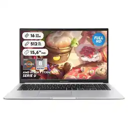 Falabella Portátil Ryzen 7 7730u Ram 16gb Ssd 512gb 15.6 Computador Portátil oferta