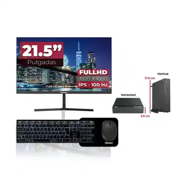 Falabella PC Mini Intel Core i5-12400 RAM 8GB SSD 512GB Monitor 22 Pulgadas 100Hz oferta