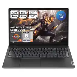 Falabella Portátil V15 Ryzen 7 7730u Ram 24gb Ssd512gb Fhd 15.6 Computador Portátil oferta