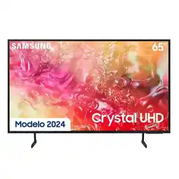 Falabella Televisor 65 Crystal 4k Uhd Un65du7000 Negro oferta