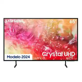 Falabella Televisor 65 Crystal 4k Uhd Un65du7000 Negro oferta