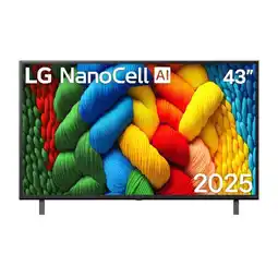Falabella Televisor 43 Pulgadas NANOCELL 4K UHD Webos25 43NANO80ASA, Incluye Magic Remote AI, Channels oferta