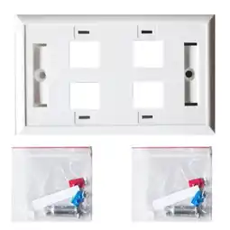 Falabella Faceplate 4 Puertos x5 Und oferta