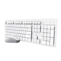 Falabella Combo Teclado y Mouse Inalambrico Ody ll Blanco oferta