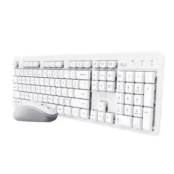 Falabella Combo Teclado y Mouse Inalambrico Ody ll Blanco oferta