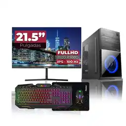 Falabella Computador AMD Ryzen 5 4655G RAM 8GB SSD 1TB Monitor 22 Pulgadas 100Hz oferta