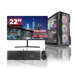 Falabella Computador Gamer AMD Ryzen 7 5700G RAM 16GB SSD 512GB Monitor 22 Pulgadas 100Hz oferta