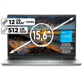 Falabella PORTÁTIL INSPIRON 3520 INTEL CORE I3 1215U 512GB SSD 12GB RAM 15,6 FHD PLATINUM SILVER oferta