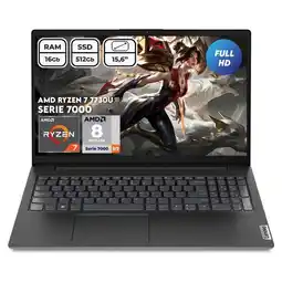 Falabella Portátil V15 Ryzen 7 7730u Ram 16gb Ssd512gb Fhd 15.6 Computador Portátil oferta