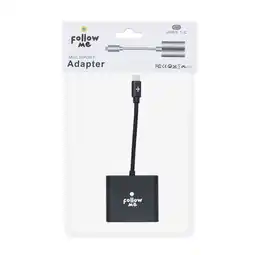 Falabella Adaptador USB C 3 en 1 USB HDMI USB-C Follow Me oferta
