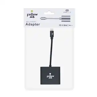 Falabella Adaptador USB C 3 en 1 USB HDMI USB-C Follow Me oferta