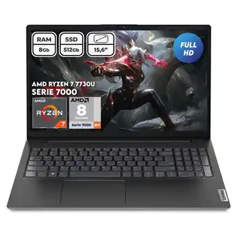 Falabella Portátil V15 Ryzen 7 7730u Ram 8gb Ssd512gb Fhd 15.6 Computador Portátil oferta