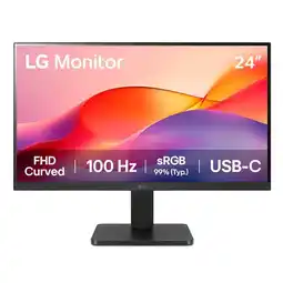 Falabella Monitor Curvo 24 24U421A-B FHD HDMI USB-C 100Hz oferta