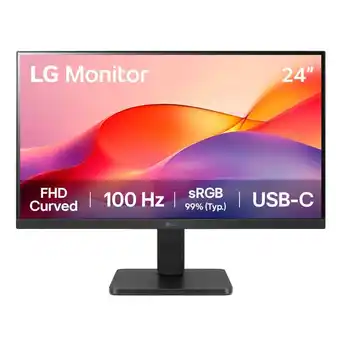Falabella Monitor Curvo 24 24U421A-B FHD HDMI USB-C 100Hz oferta