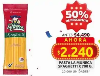Ara La muñeca pasta spaghetti oferta