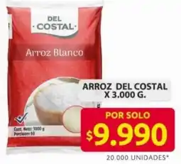 Ara Del costal arroz blanco oferta