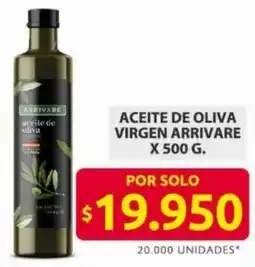 Ara Virgen arrivare aceite de oliva oferta