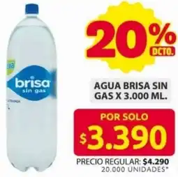 Ara Brisa sin gas agua oferta