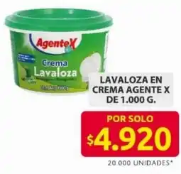 Ara AgenteX lavaloza en crema agente oferta