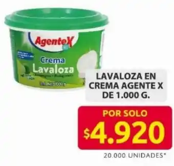 Ara AgenteX lavaloza en crema agente oferta