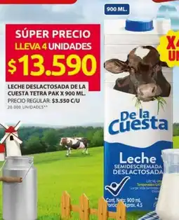 Ara La cuesta leche deslactosada de tetra pak oferta
