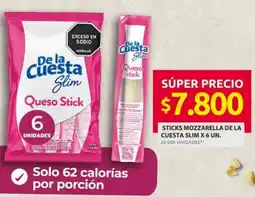 Ara De la cuesta slim sticks mozzarella oferta