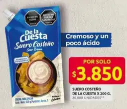 Ara De la cuesta suero costeño oferta