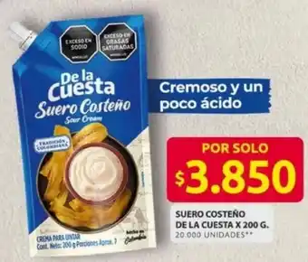 Ara De la cuesta suero costeño oferta